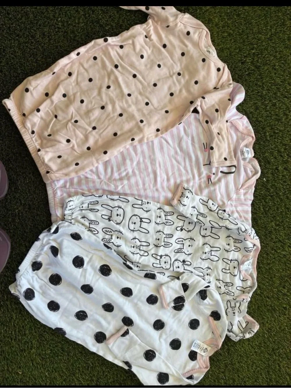 Carter's Pink and Gray Cloud Print Sleep Sack Set